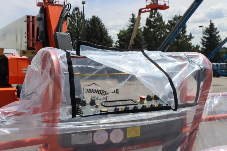 AerialShields protective cover for aerial work platforms