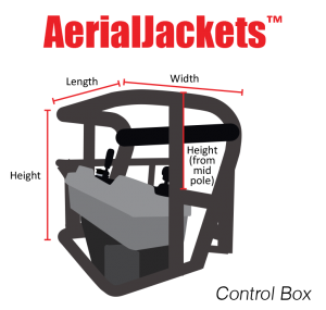 AerialJackets maattekening besturingskast
